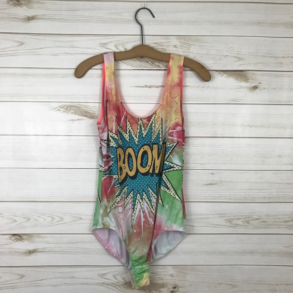 Comic design bathing suit