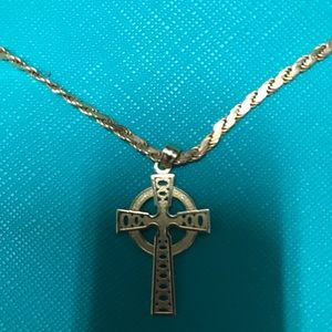 Solid gold Celtic chain