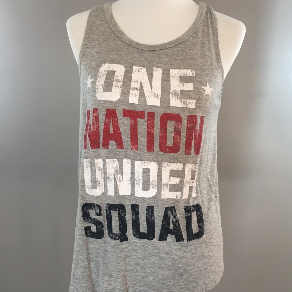 "One Nation Under Squad" Muscle Tank