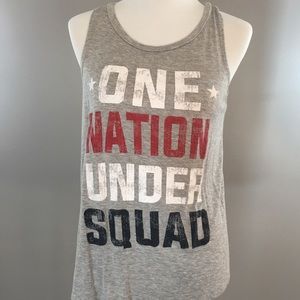 "One Nation Under Squad" Muscle Tank