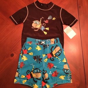 Monkey Swimwear Size 2T NWT