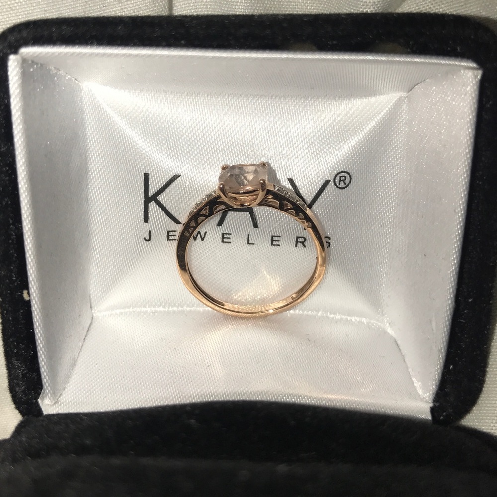 Kay Jewelers Rose Gold 14kt Diamond Ring