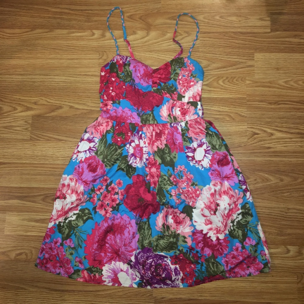 Floral Dress with Pockets