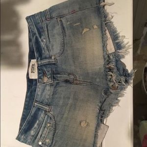 Victoria secret pink shorts. Size 2