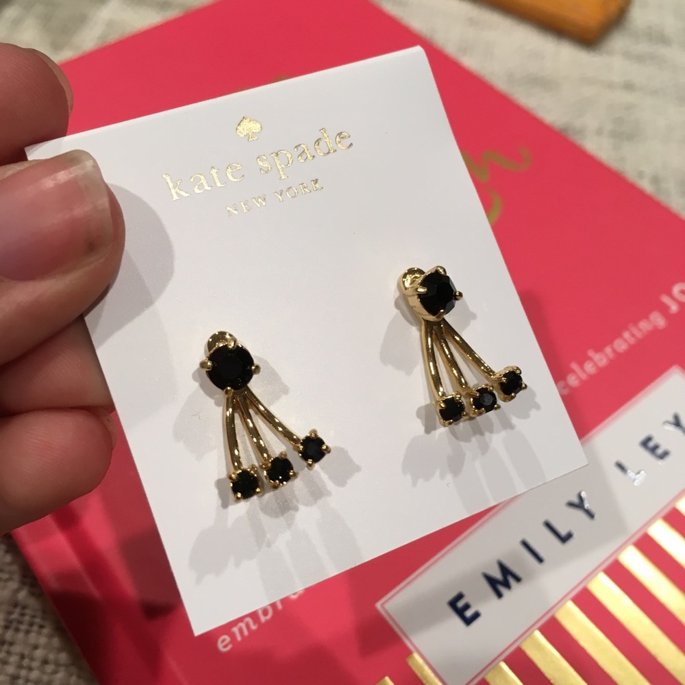 Kate Spade•Dainty Sparklers Earring Jackets - Picture 3 of 6