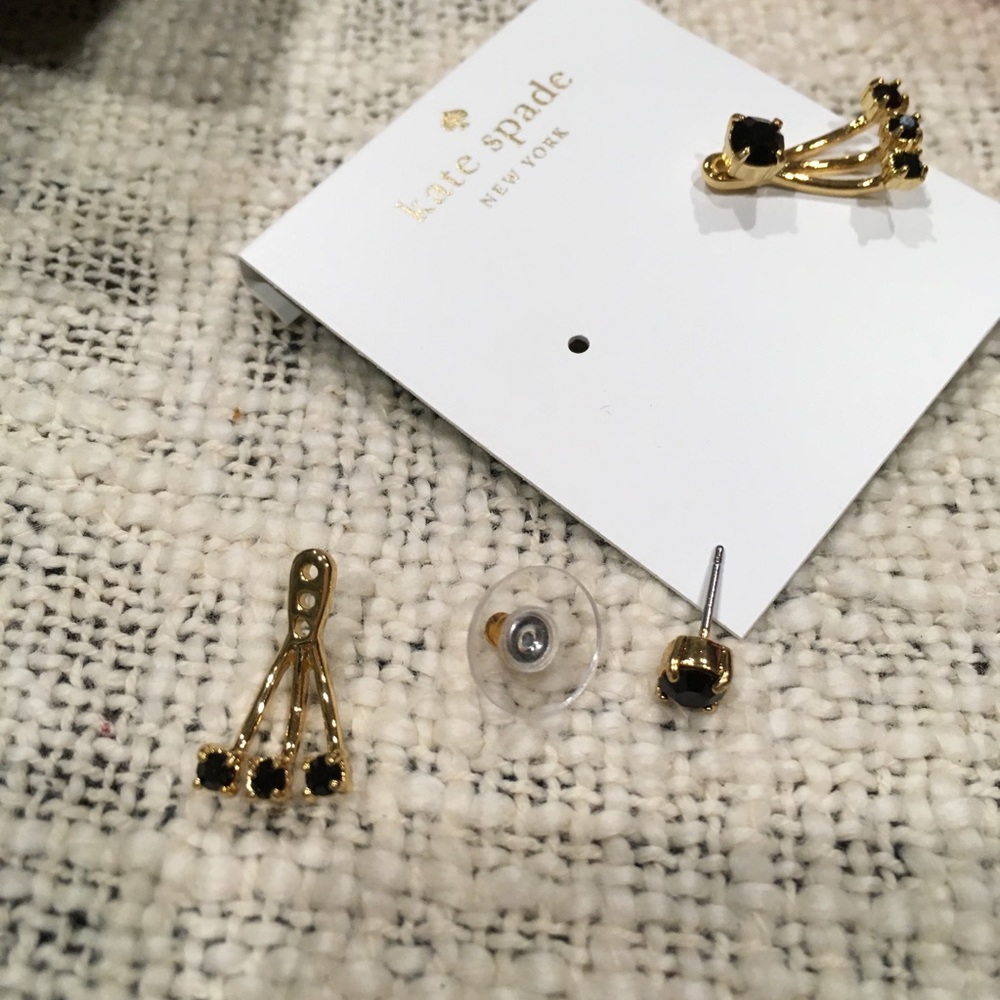 Kate Spade•Dainty Sparklers Earring Jackets - Picture 5 of 6