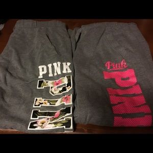 Pink boyfriend sweats