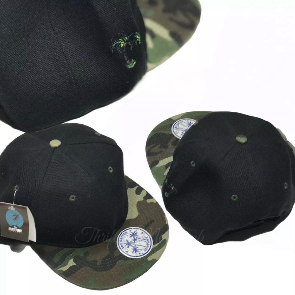 Two Snap Back Camouflage Hats