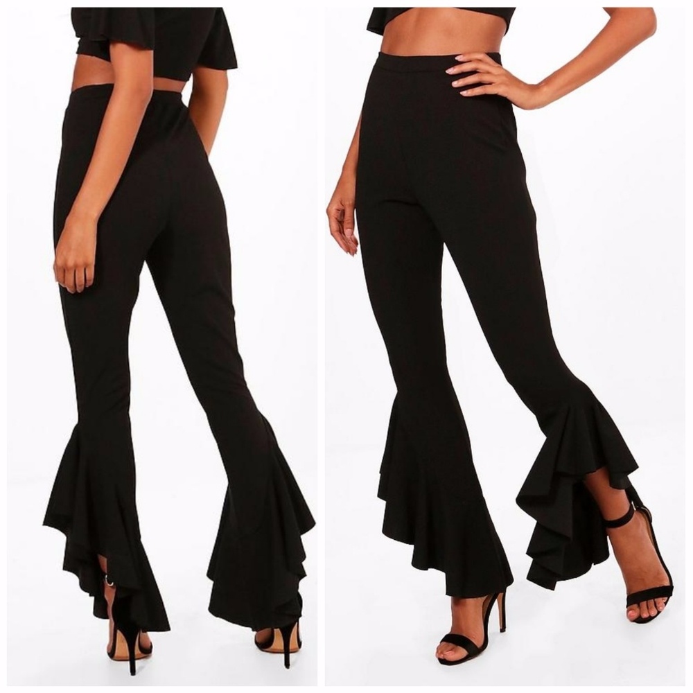 Ruffle Asymmetric Hem Yoga Style - Picture 6 of 8