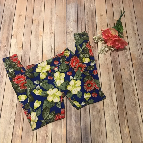 LuLaRoe Pants - LuLaRoe Floral Leggings