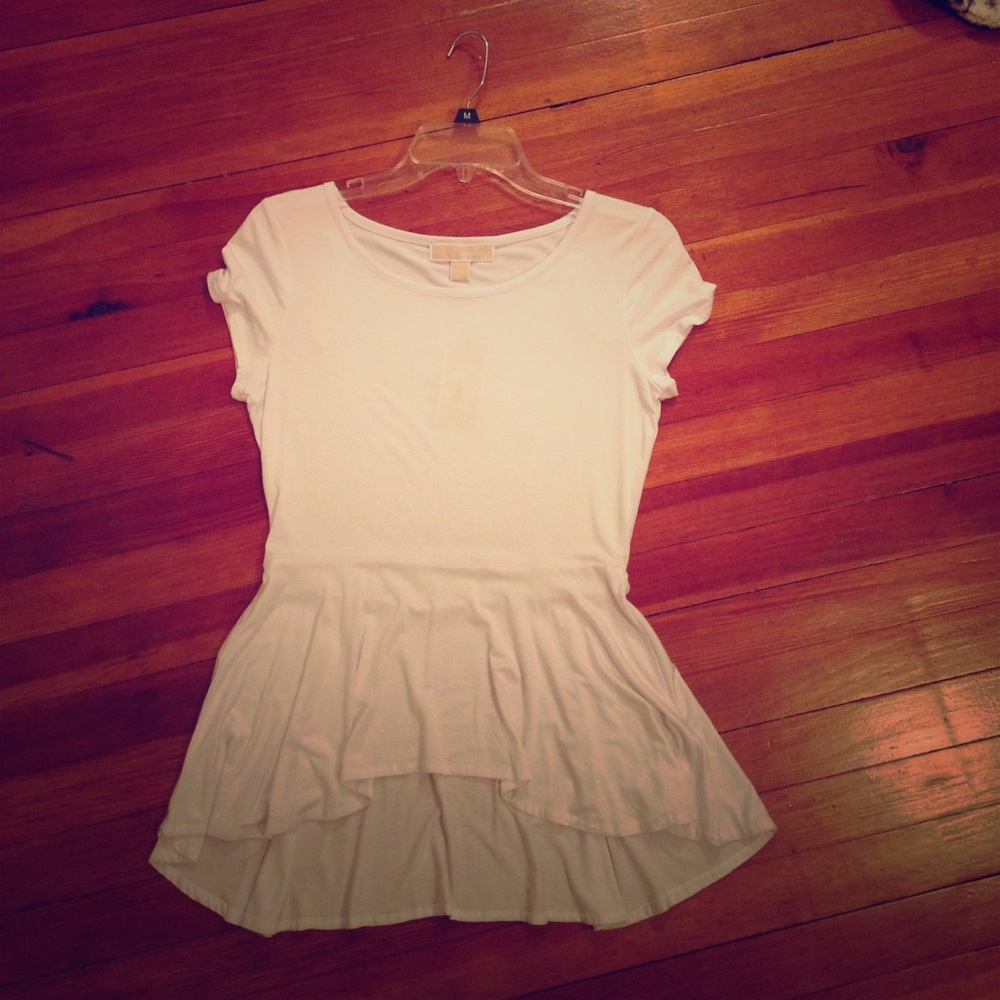 Micheal Kors flowy white tee