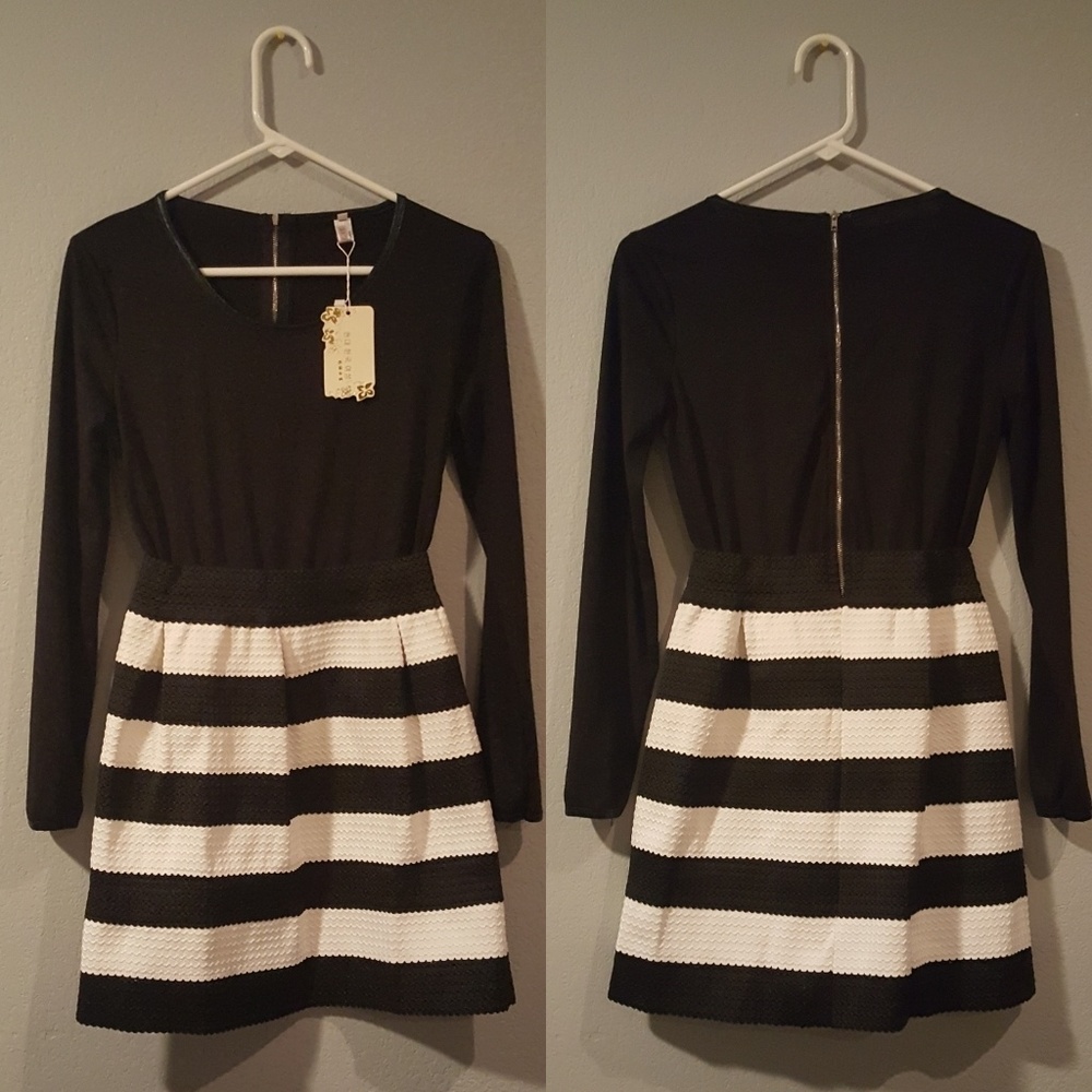 Black and White Dress