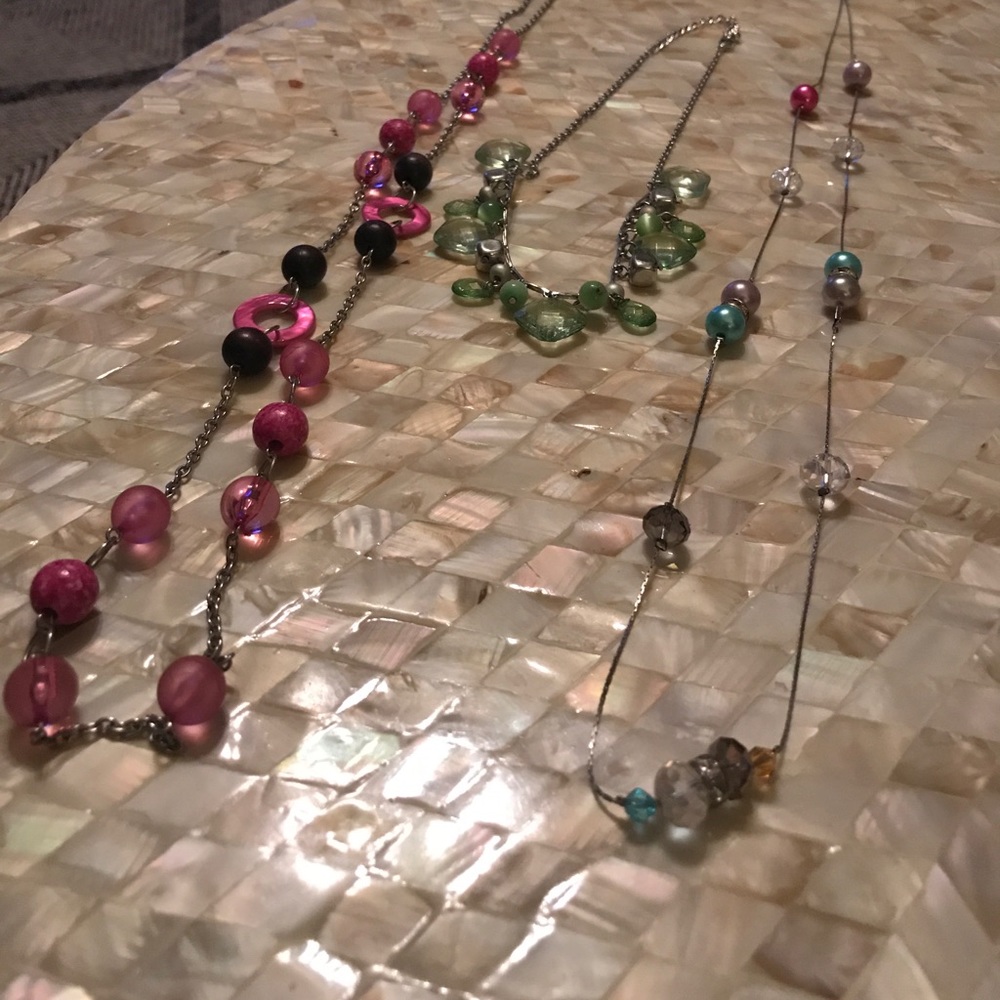 Set of 3 fashion necklaces