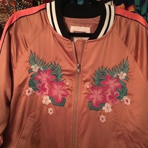Bomber silk jacket