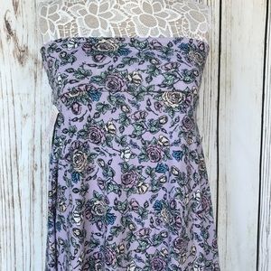 Lularoe Medium Azure Skirt with roses!🌹🌸🌹🌸