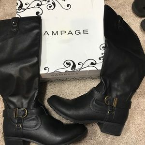 Rampage black boots