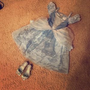 Disney Cinderella Dress Up with Glass Slippers
