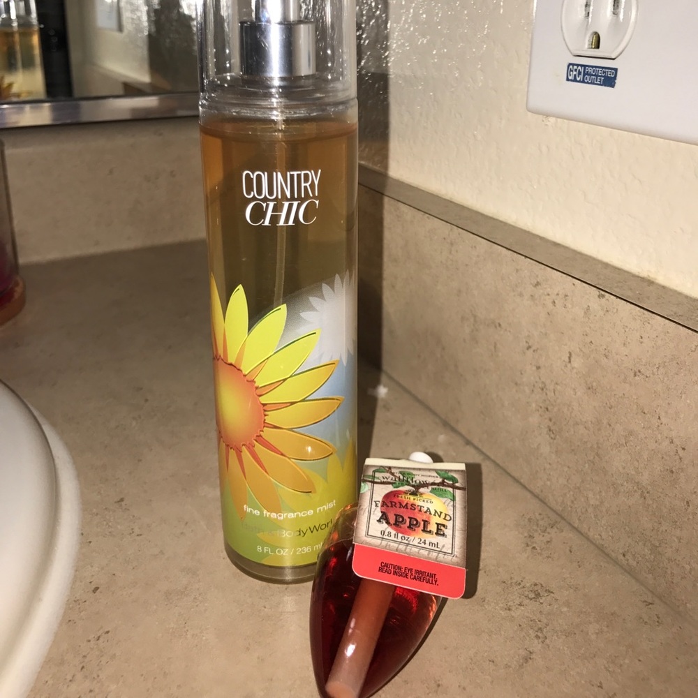 Bath and body works body mist and wall fragrance