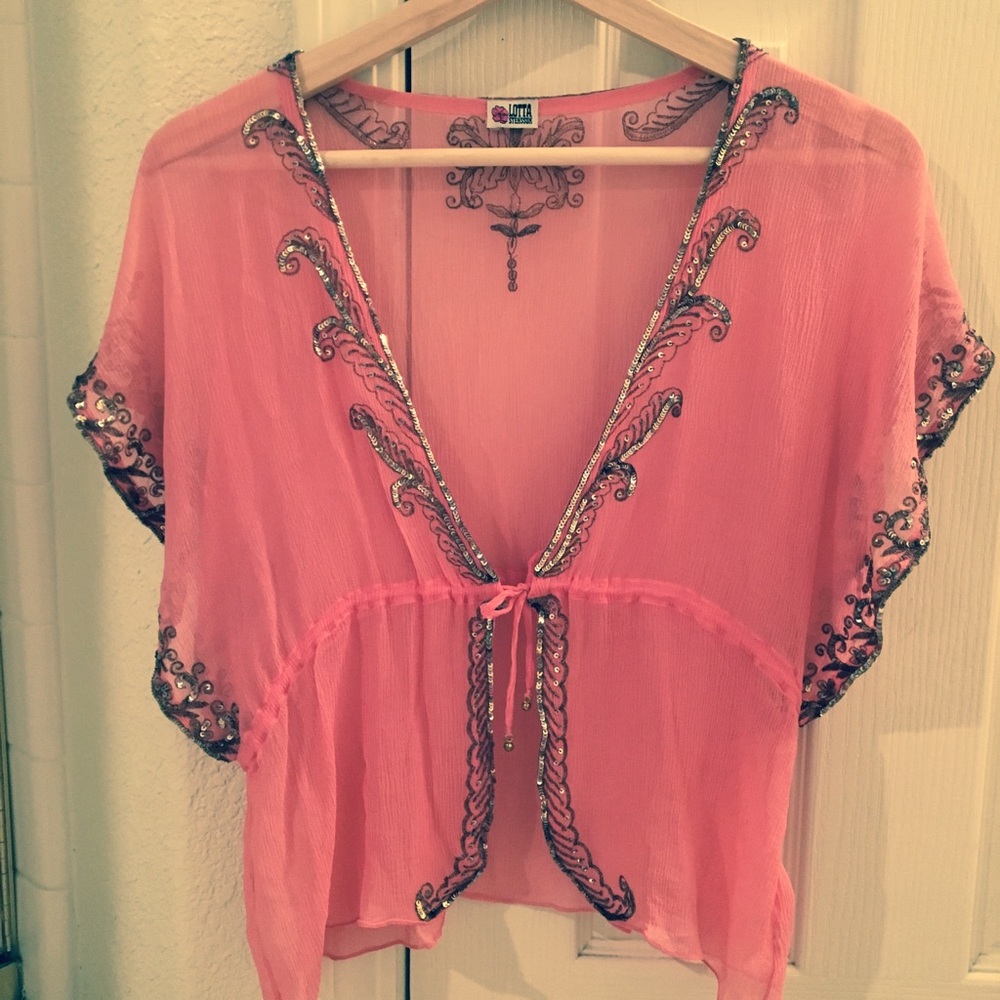 Designer embroidered Silk Blouse 👚