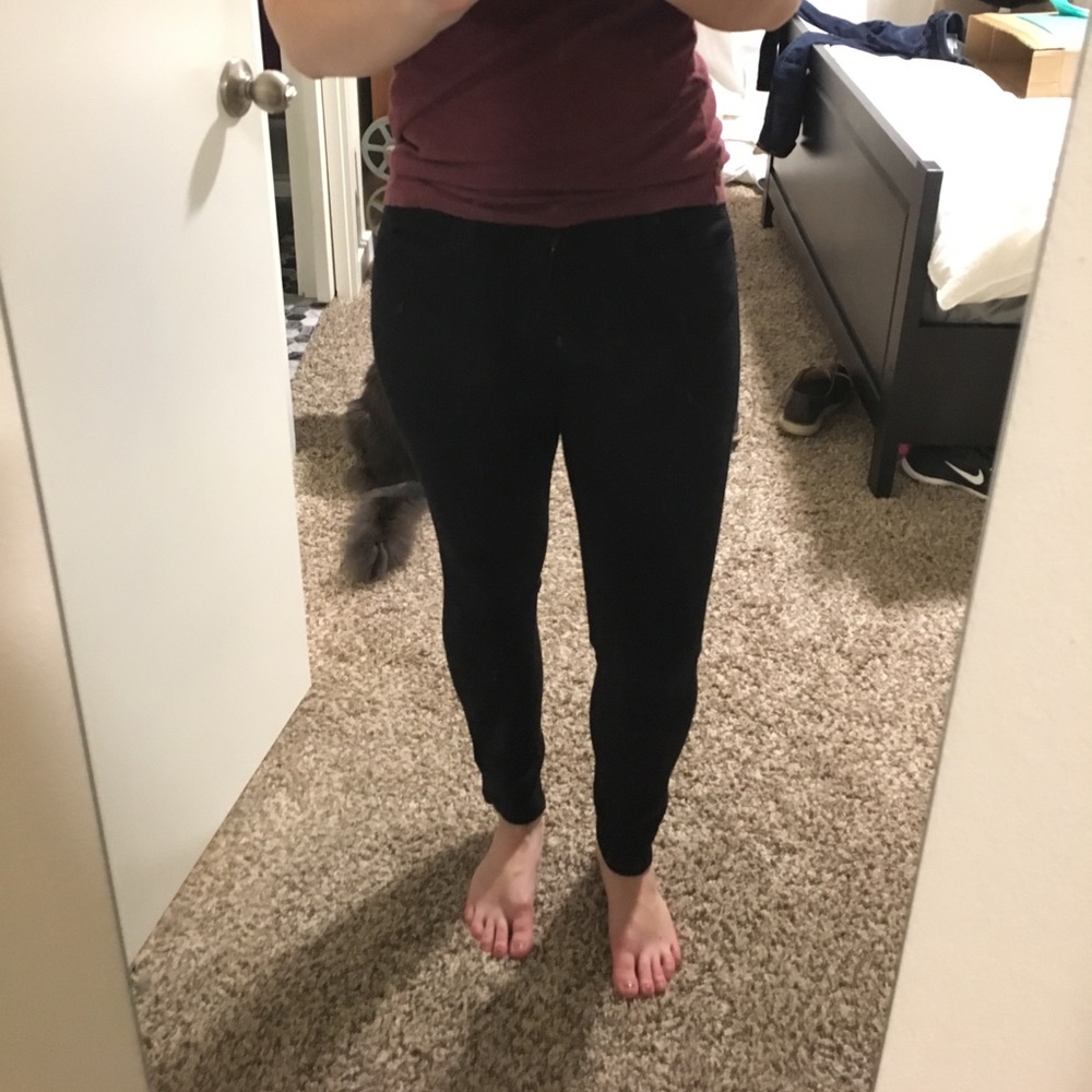 Levi's 721 black high rise skinny jeans