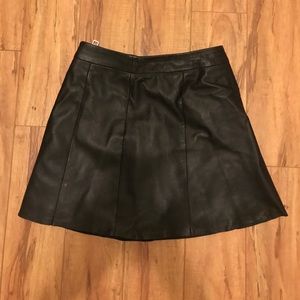 All saints leather skirt size 4