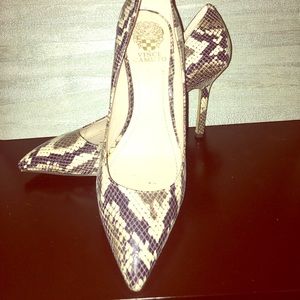 Vince Camuto Snake Skin Heel