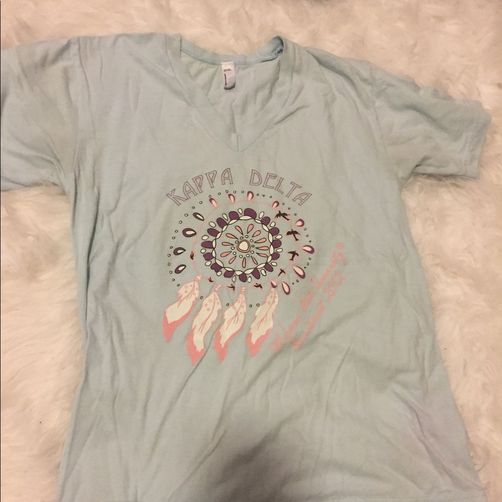 Kappa Delta Small V Neck American Apparel