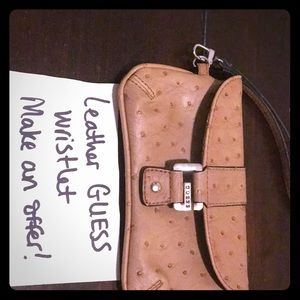 Small GUESS wristlet