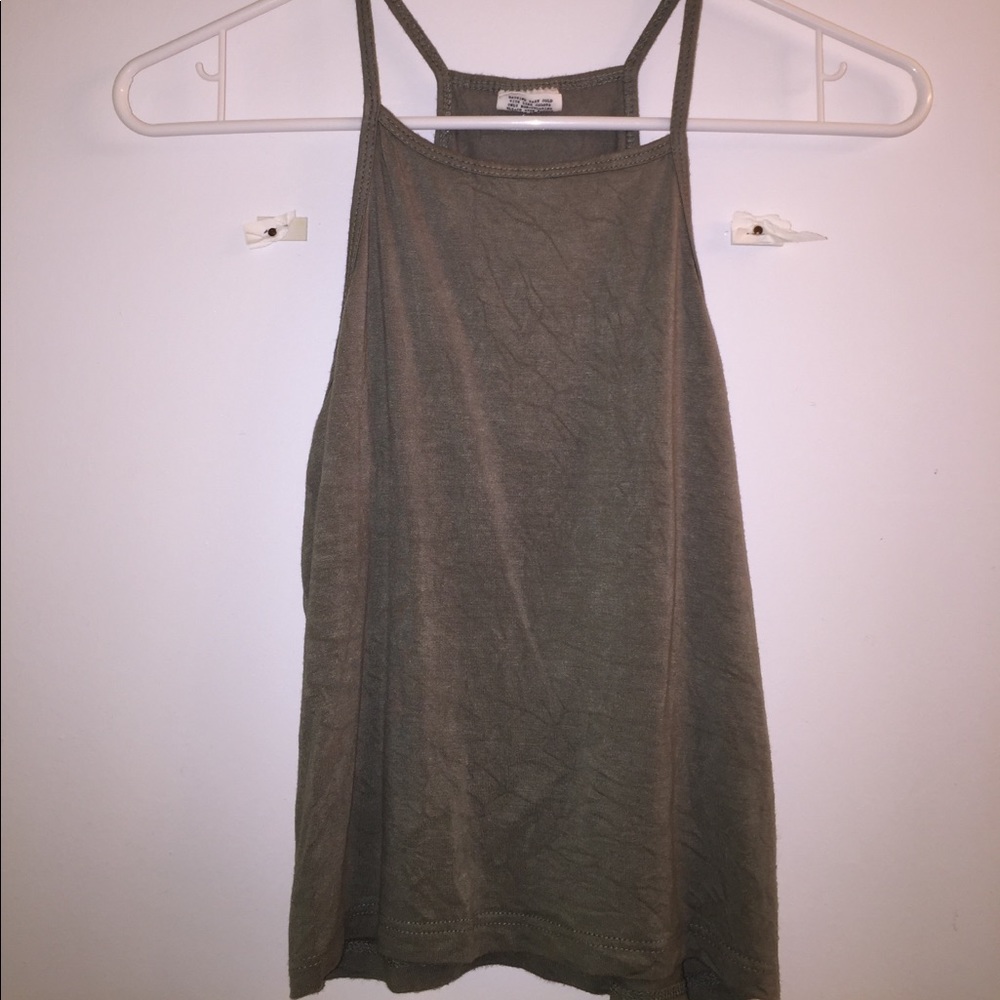 Full tilt green crop top