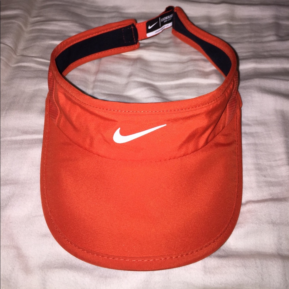 Orange nike visor
