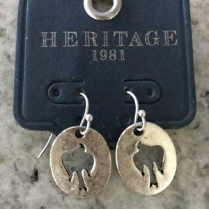 Silver Bird Earrings