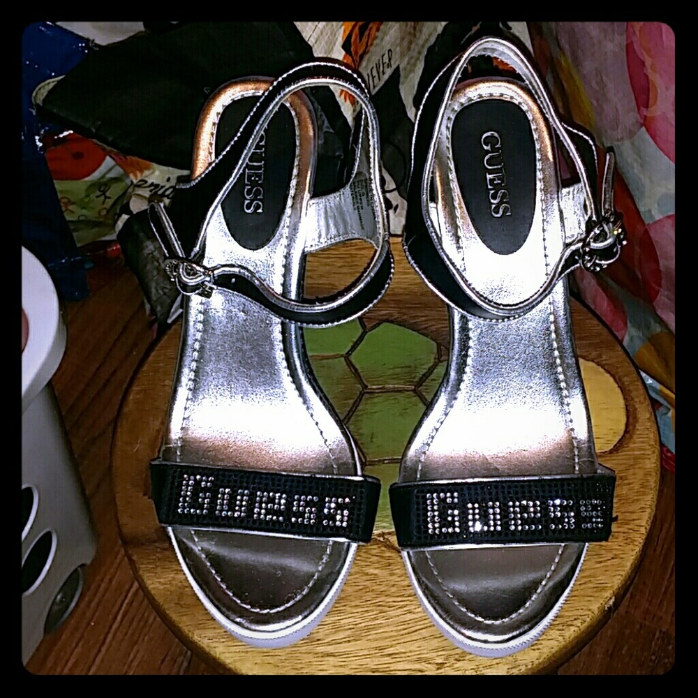 Guess tennis shoe heels