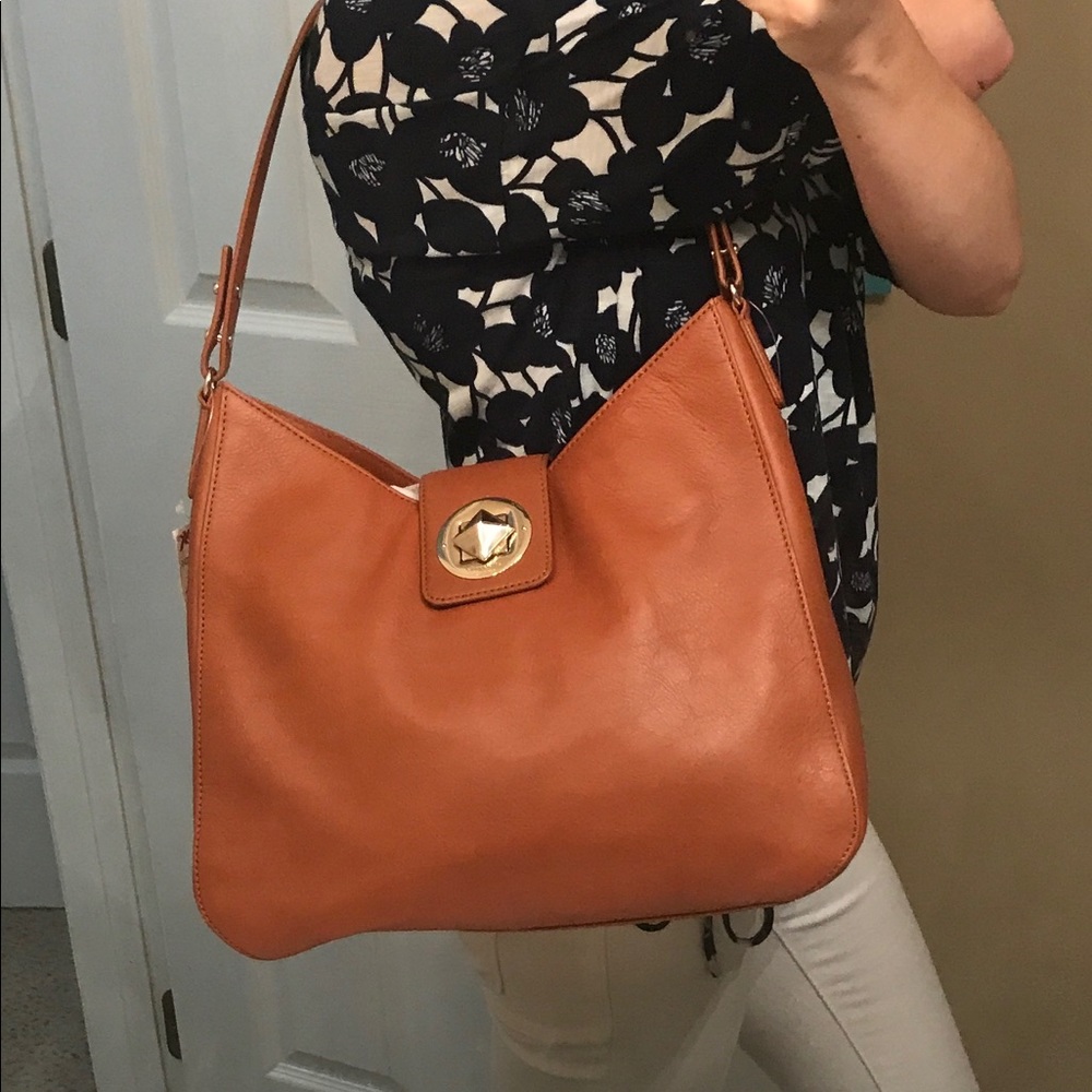 Authentic Kate Spade camel colored purse.