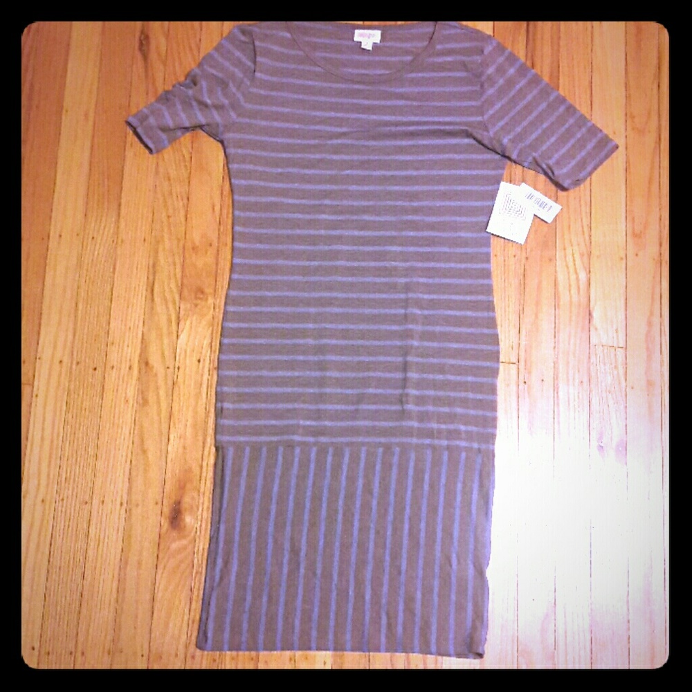 **SOLD** Lula Roe Julia stripped dress