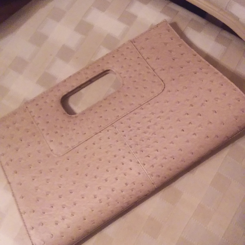 Tan Clutch