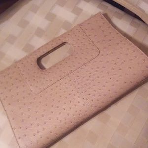 Tan Clutch