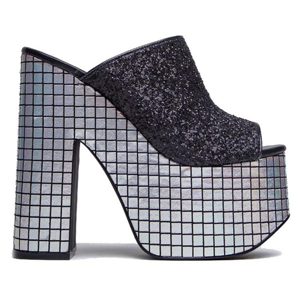 YRU dream disco platform heels