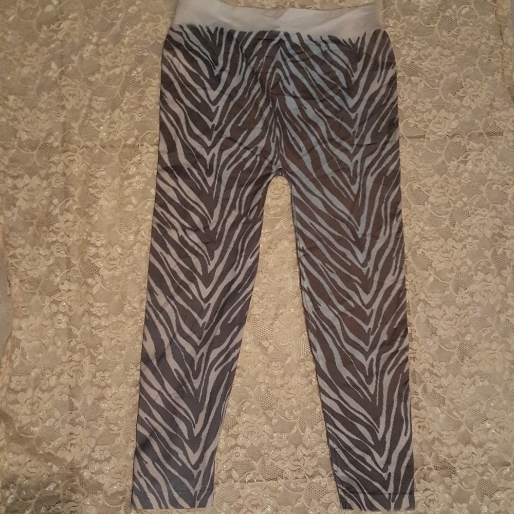 Light Blue and Pink Leggings