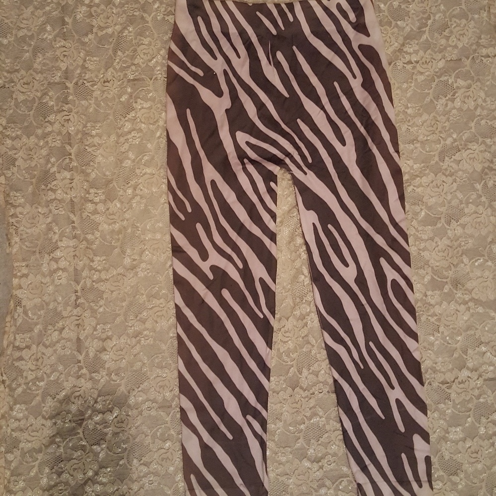 Pink Animal Print Leggings