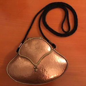 One of a kind copper metal clutch!