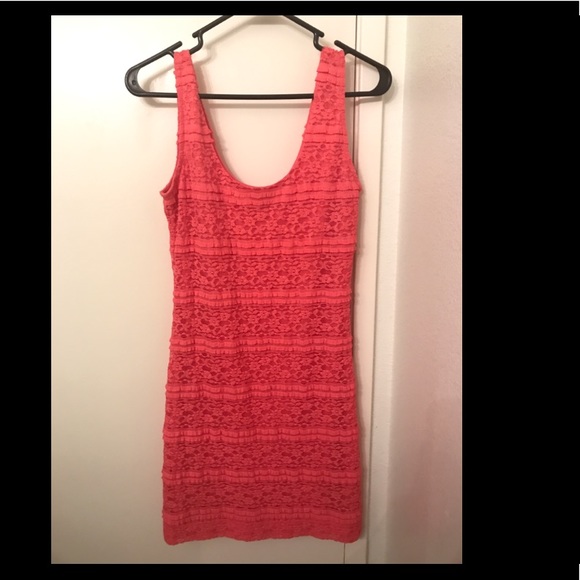 Medium forever 21 pink/coral dress - Picture 1 of 1