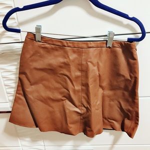 BCBGeneration pleather saddle skirt