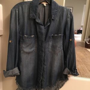 Anthropologie chambray Cloth and Stone shirt