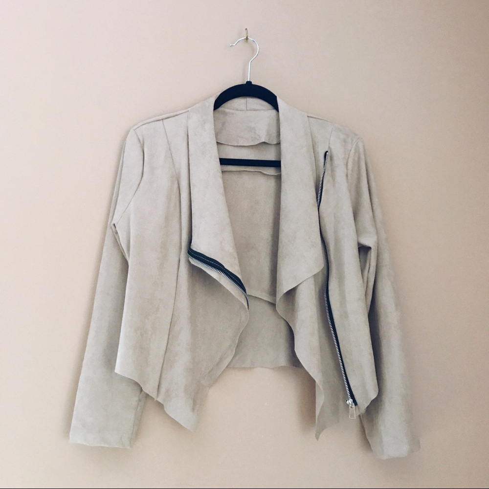 ❄️WINTER SALE❄️Lapel Faux Suede Jacket - Picture 7 of 7