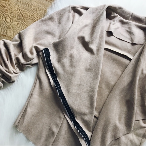 ❄️WINTER SALE❄️Lapel Faux Suede Jacket - Picture 5 of 7