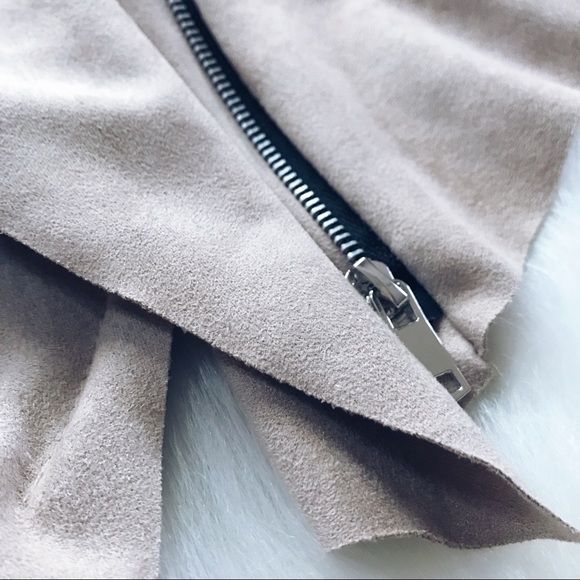 ❄️WINTER SALE❄️Lapel Faux Suede Jacket - Picture 6 of 7