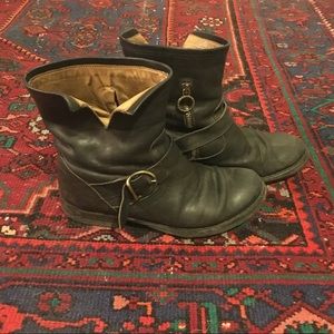 Fiorentini+Baker ELI Boots - dark blue leather