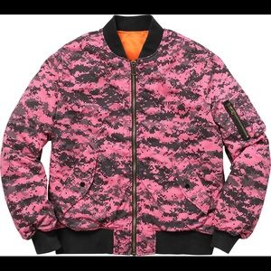 Supreme digi camp MA-1 coat