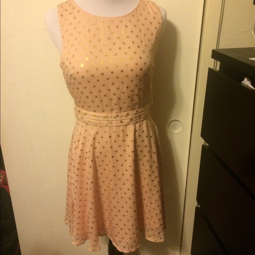 🔥 Polka dot a line dress