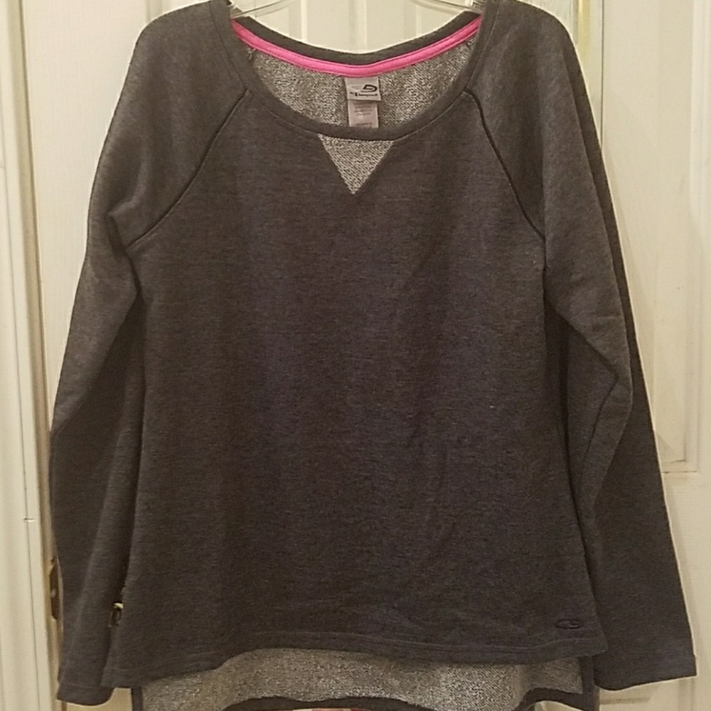 Champion dark charcol long sleeve sweatshirt